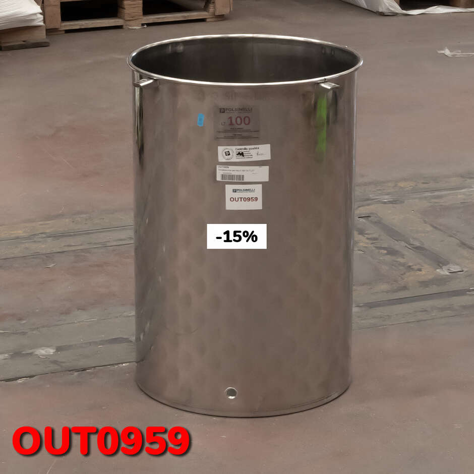 OUTLET - Cuve Inox 100 L