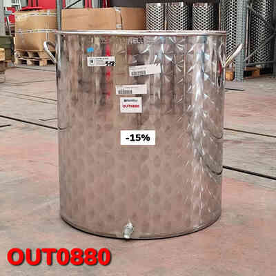 OUTLET - Cuve inox 200 L avec robinet