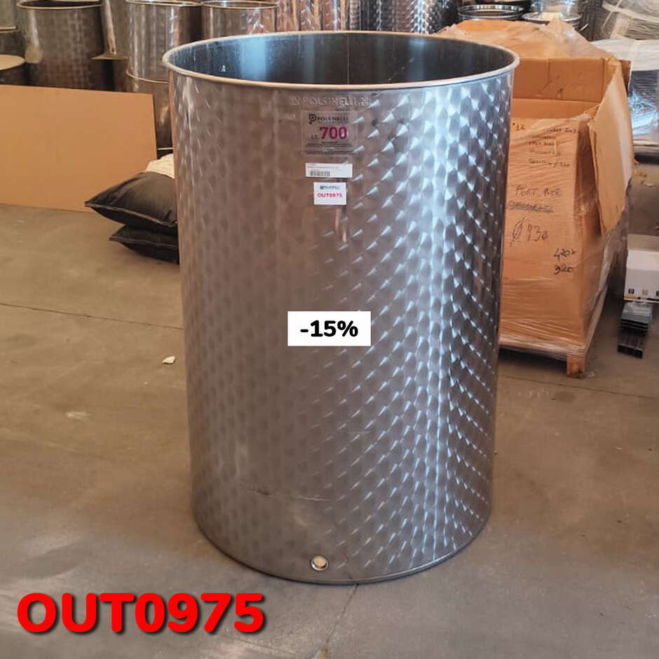 OUTLET - Cuve Inox 700 L