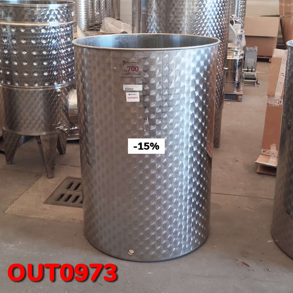 OUTLET - Cuve Inox 700 L