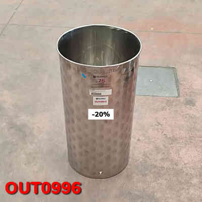 OUTLET - Cuve Inox 75 L