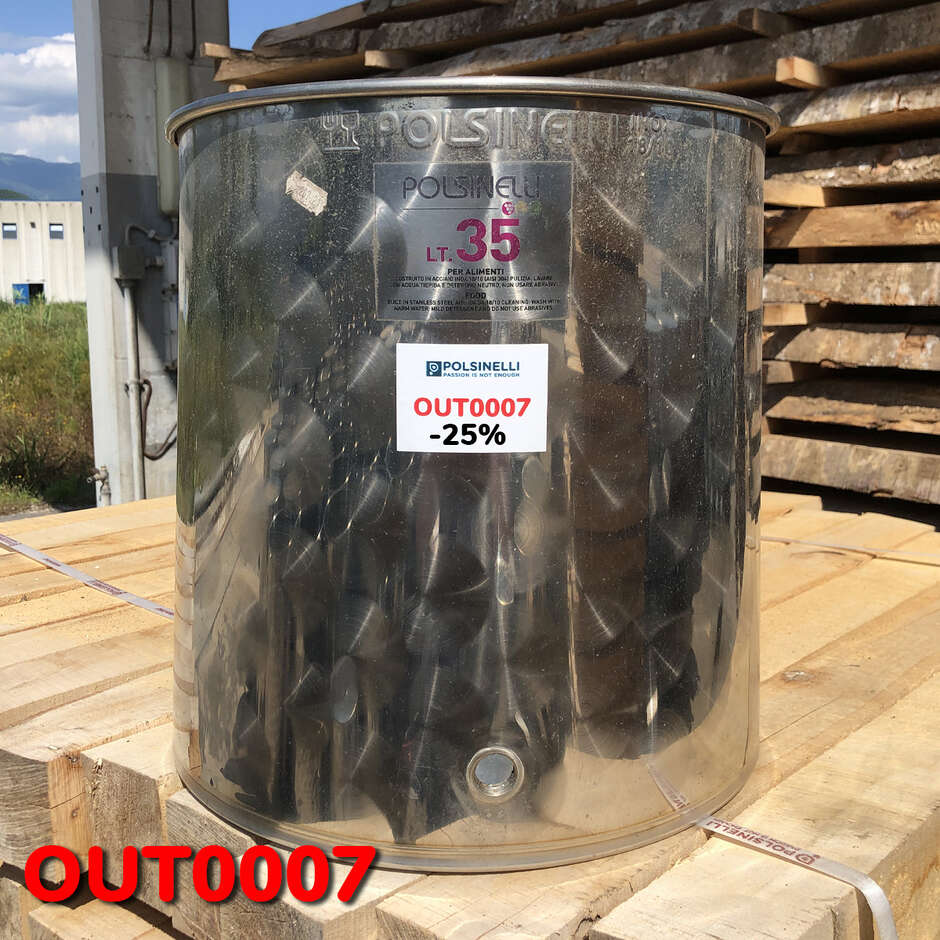 OUTLET - Depósito inox de 35 L