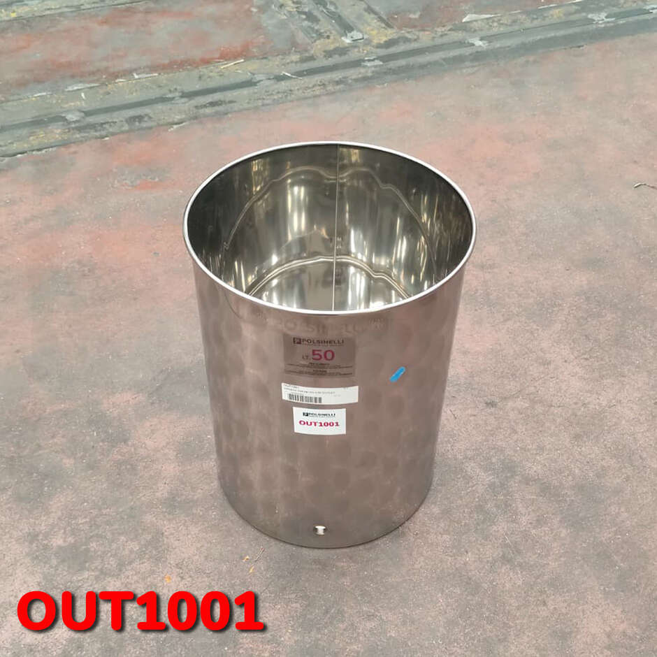 OUTLET - Depósito Inox de 50 L