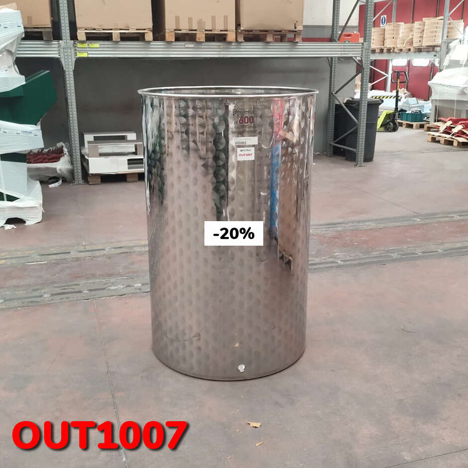 OUTLET - Depósito Inox de 600 L