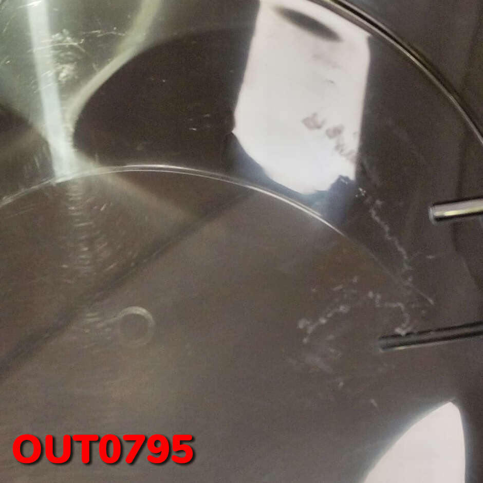 OUTLET - Edelstahl 100 L Topf mit  Tri-Clamp Anschluss