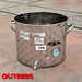 OUTLET - Edelstahl 50 L Topf mit  Tri-Clamp Anschluss