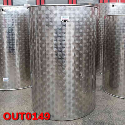 TopTank Ölbehälter aus Edelstahl (Inox) für Schmiergeräte