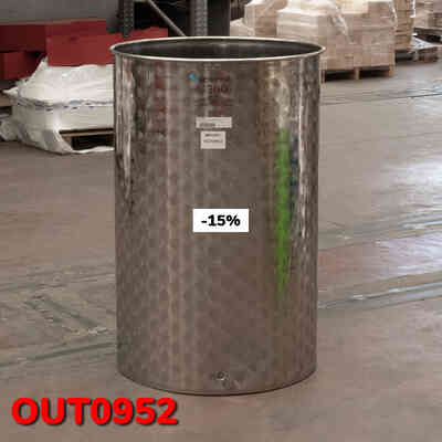 OUTLET - Edelstahlbehälter 300 L