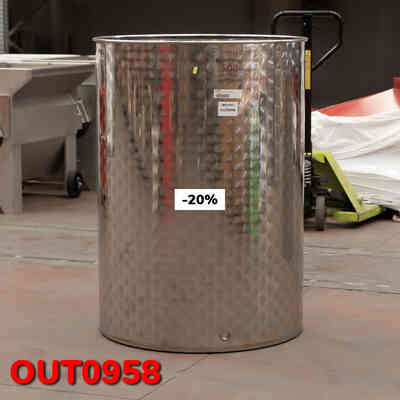 OUTLET - Edelstahlbehälter 500 L