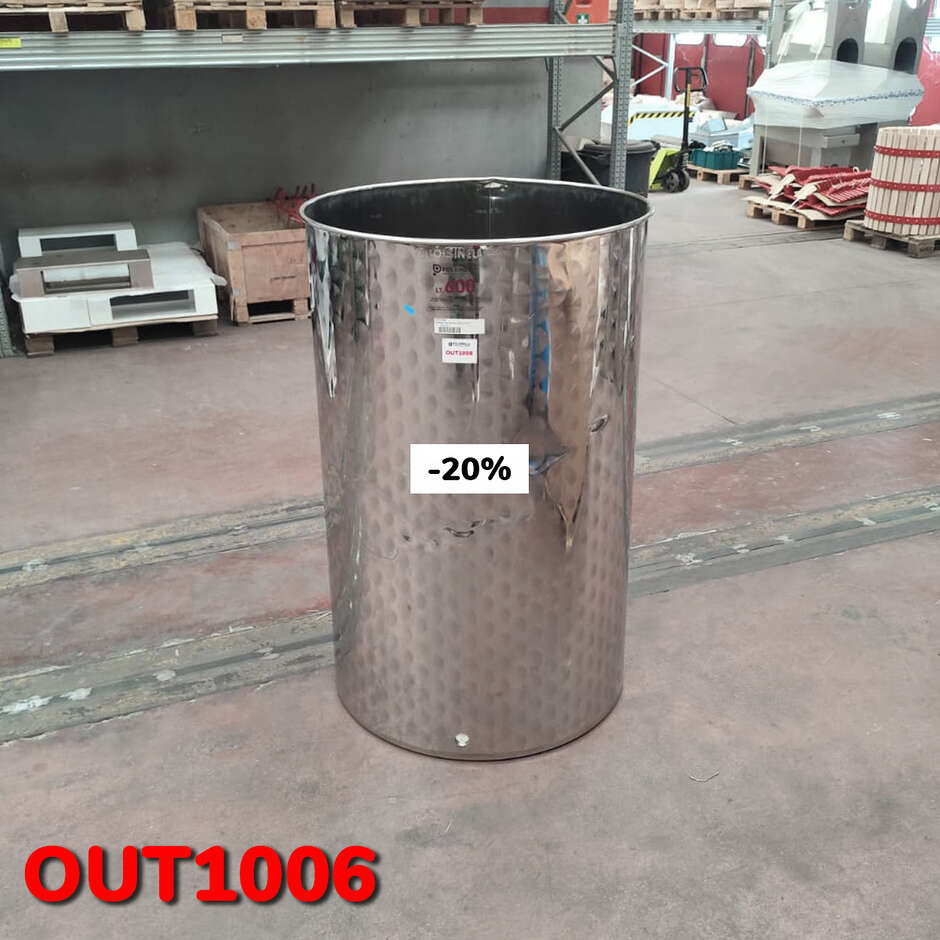 OUTLET - Edelstahlbehälter 600 L
