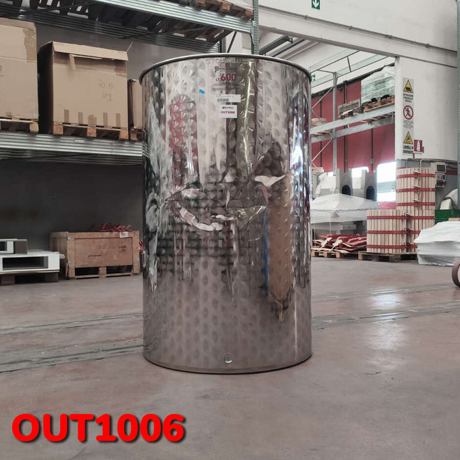 OUTLET - Edelstahlbehälter 600 L