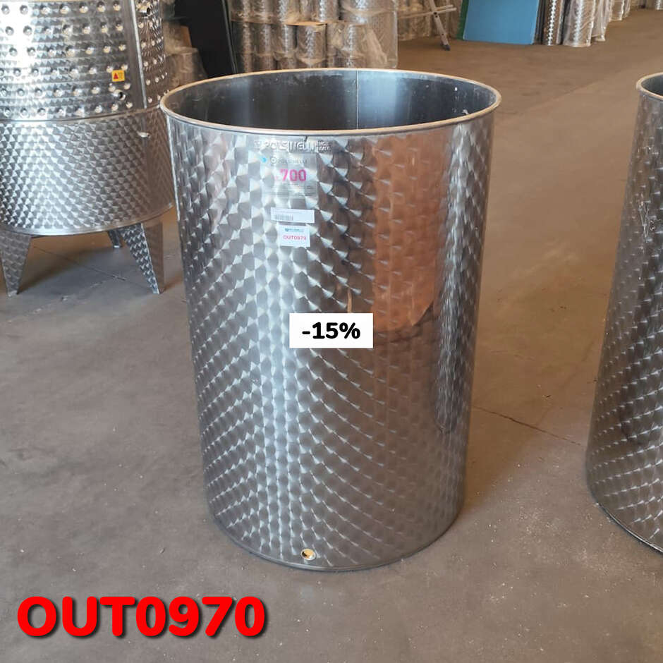 OUTLET - Edelstahlbehälter 700 L