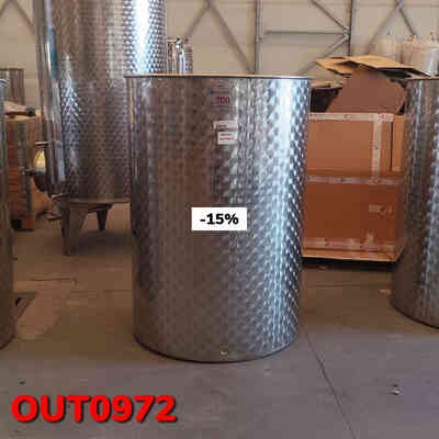 OUTLET - Edelstahlbehälter 700 L