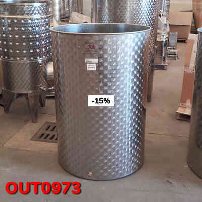 OUTLET - Edelstahlbehälter 700 L