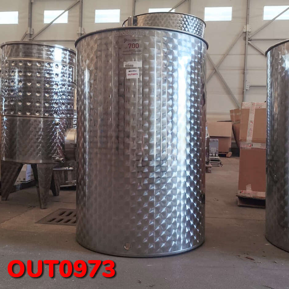 OUTLET - Edelstahlbehälter 700 L