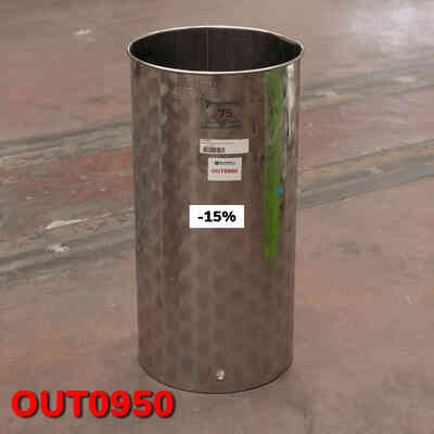 OUTLET - Edelstahlbehälter 75 L