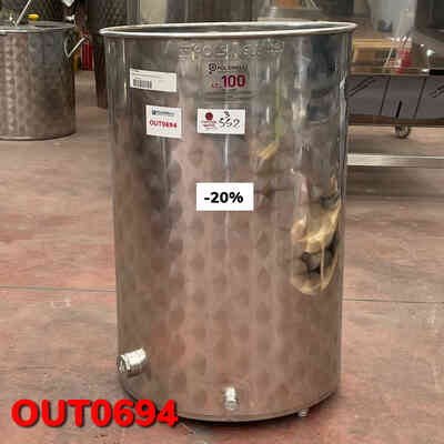 OUTLET - Edelstahlbehälter 100 L