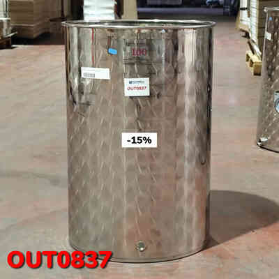 OUTLET - Edelstahlbehälter 100 L