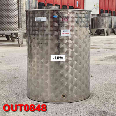 OUTLET - Edelstahlbehälter 150 L