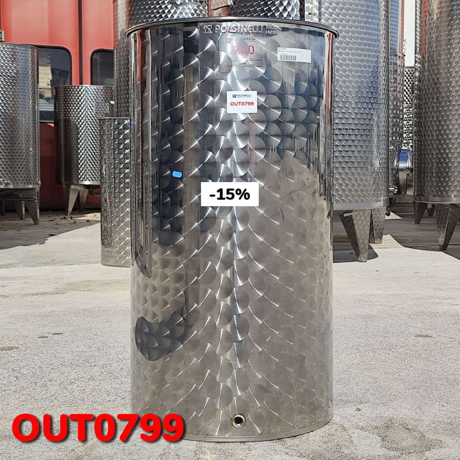 OUTLET - Edelstahlbehälter 200 L