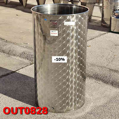 OUTLET - Edelstahlbehälter 200 L