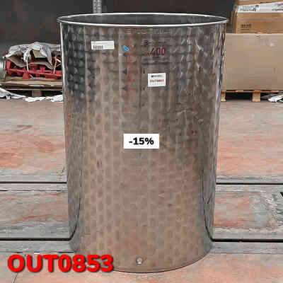 OUTLET - Edelstahlbehälter 400 L