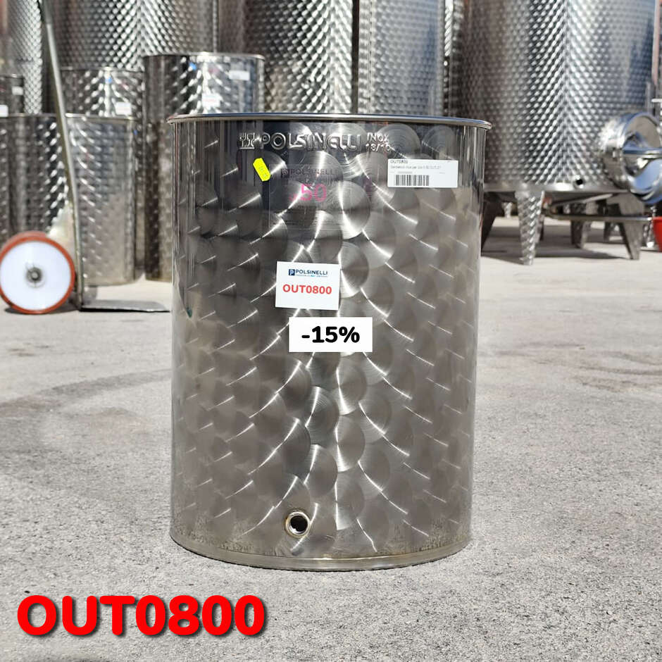OUTLET - Edelstahlbehälter 50 L