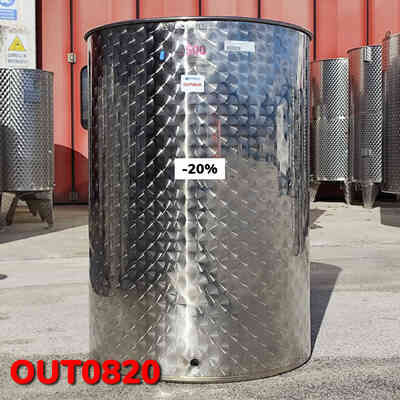 OUTLET - Edelstahlbehälter 500 L