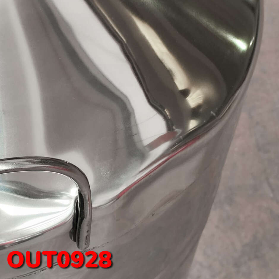 OUTLET - Edelstahlkanne mit glatter Boden 100 L