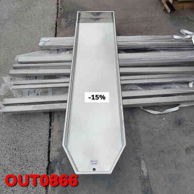 OUTLET - Escurridor de acero inoxidable 2000x500