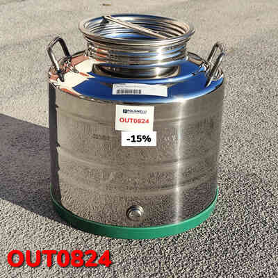 OUTLET - Fût Inox Avec Fond Soudé 30 L