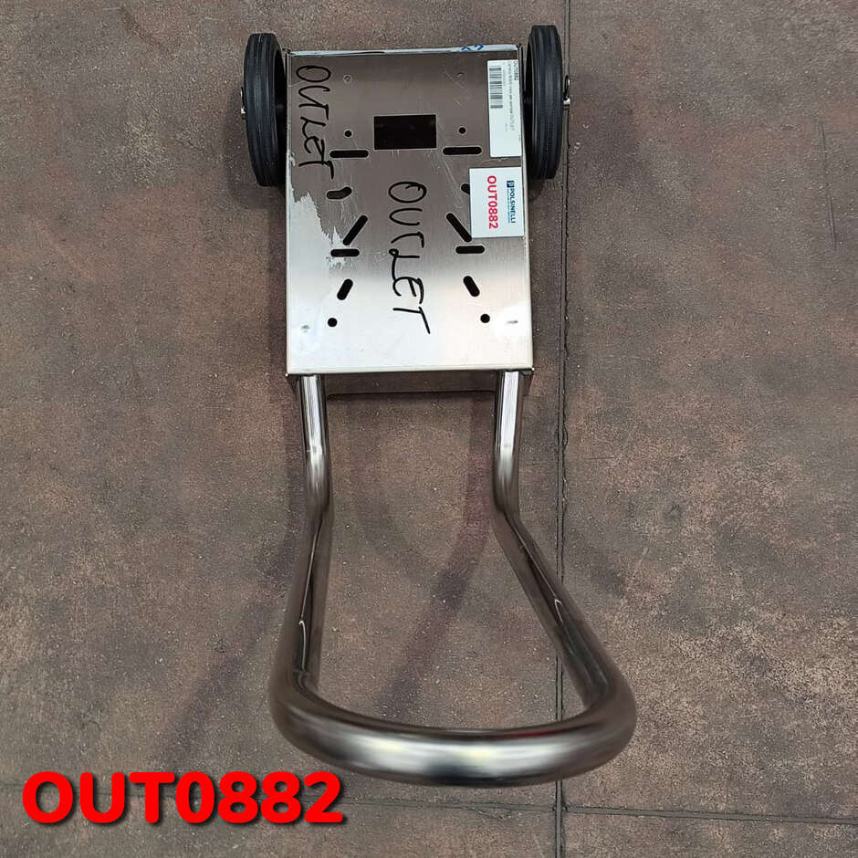 OUTLET - Maxi carrito de acero inoxidable AISI 304 para bomba eléctrica