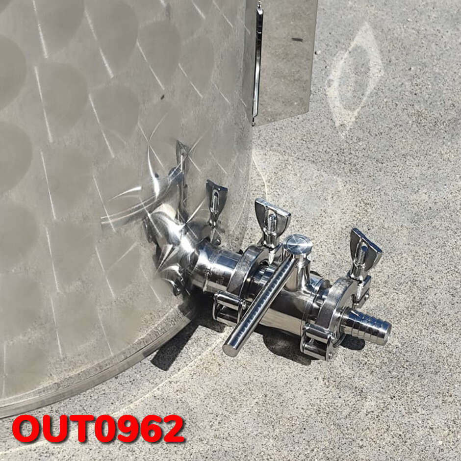 OUTLET - Olla de producción de acero inoxidable Tri-Clamp de 100 L