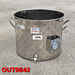 OUTLET - Olla de producción de acero inoxidable Tri-Clamp de 50 L