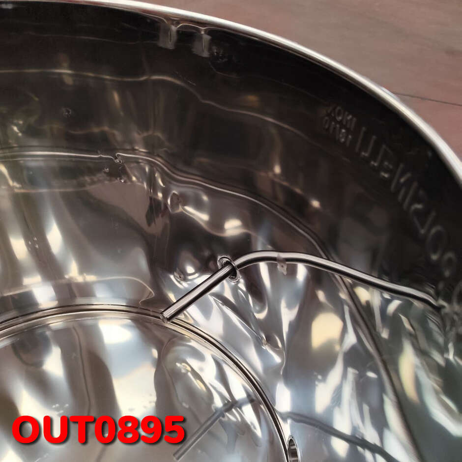 OUTLET - Olla de producción de acero inoxidable Tri-Clamp de 50 L