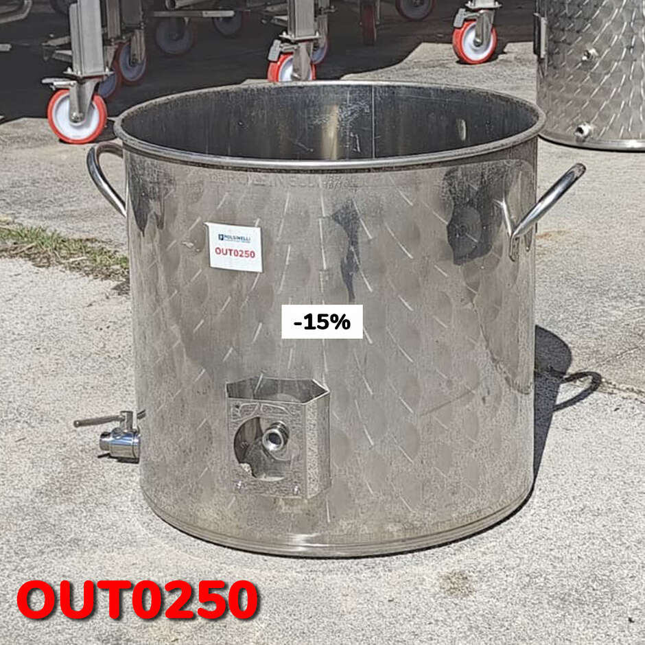 OUTLET - Olla para la producción de cerveza 100 L