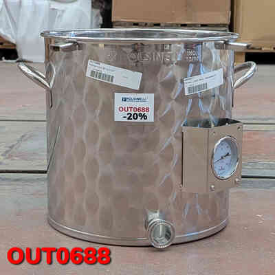 OUTLET - Olla para la producción de cerveza 35 L - CLAMP