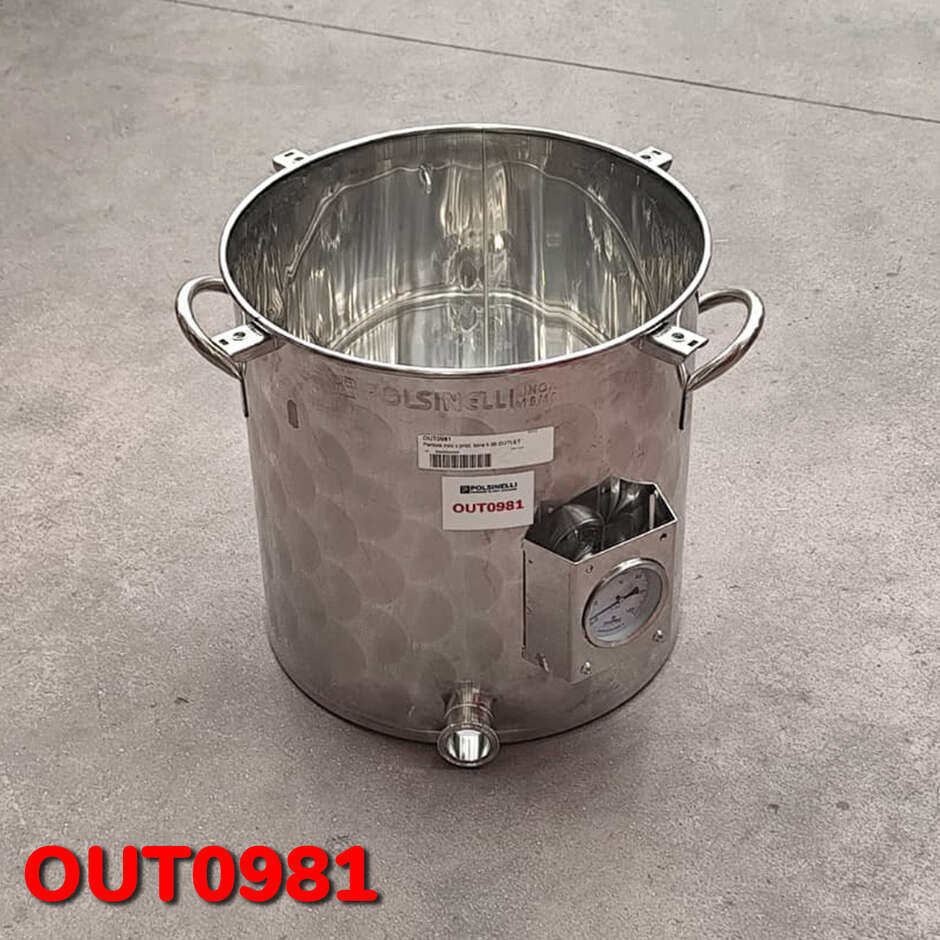 OUTLET - Olla para la producción de cerveza 35 L - CLAMP