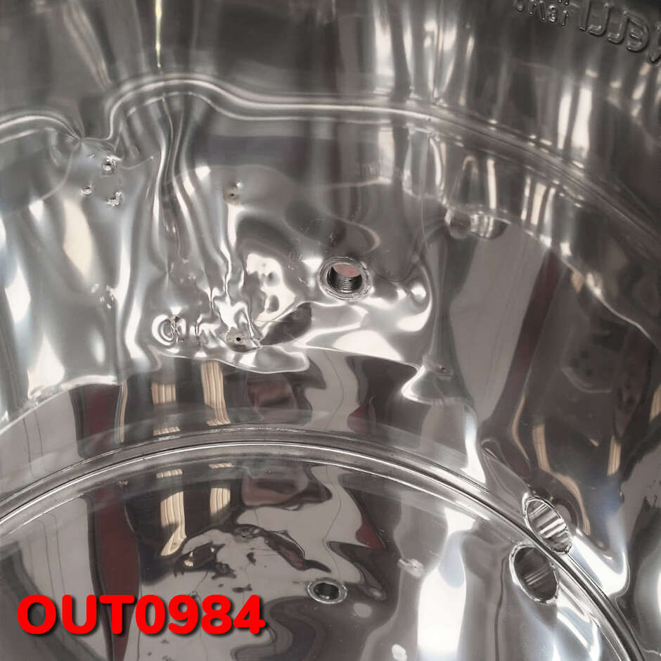 OUTLET - Panela de aço inoxidável com conexão Tri-Clamp, 50 L