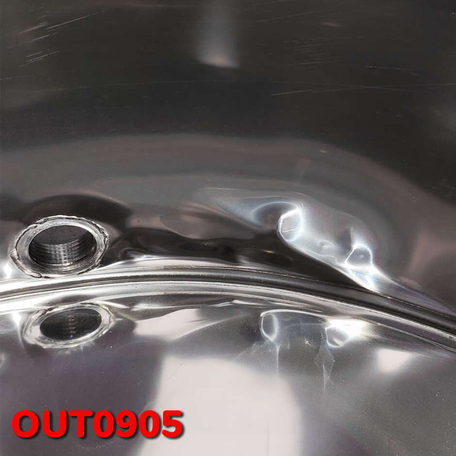 OUTLET - Panela de aço inoxidável com torneira 200 L 