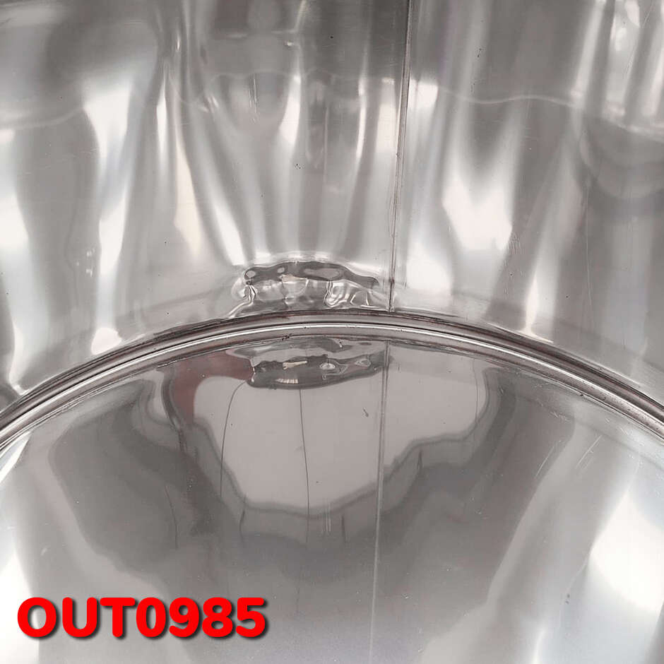 OUTLET - Panela de aço inoxidável de 100 litros