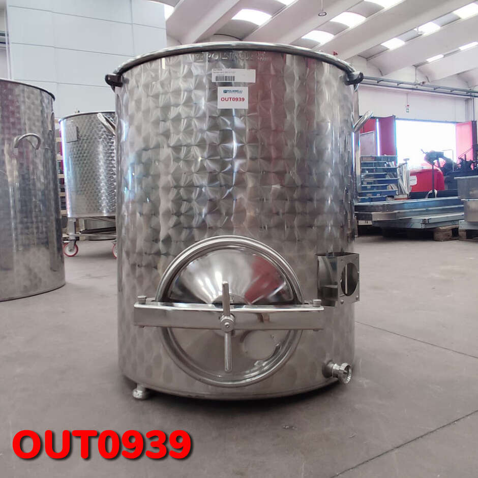 OUTLET - Pentola inox 300 L con portella
