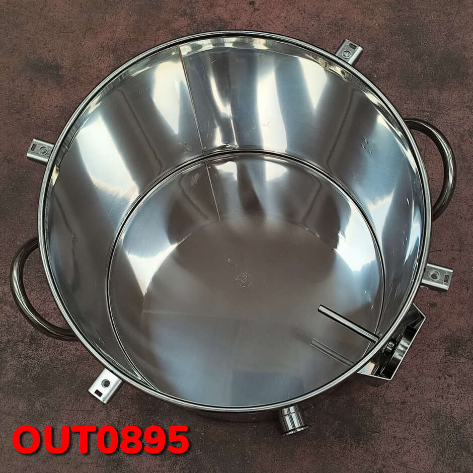 OUTLET - Pentola Inox di produzione con attacco Tri-Clamp 50 L