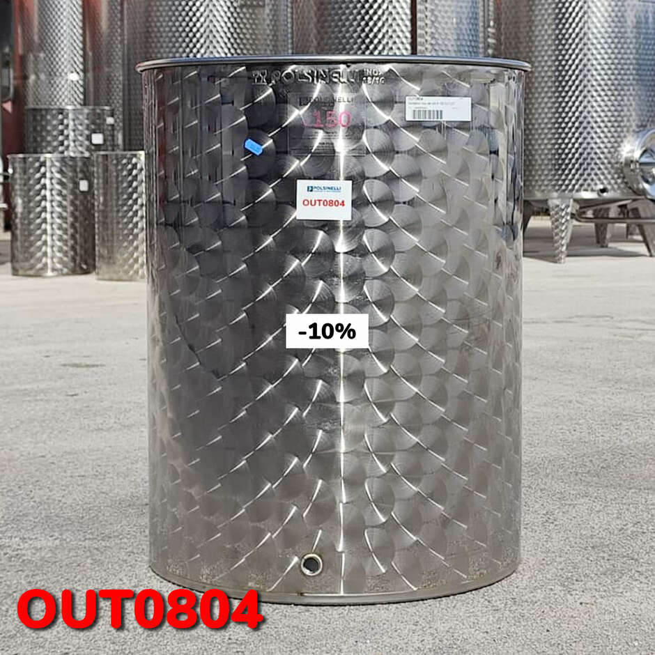 OUTLET - Serbatoio Inox 150 L