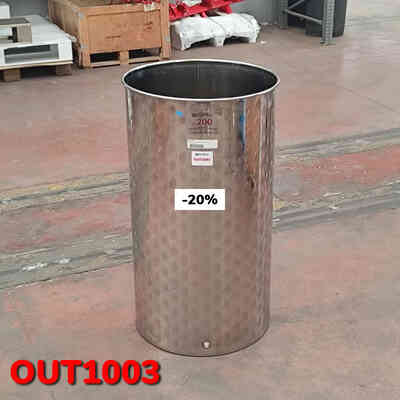 OUTLET - Serbatoio Inox 200 L