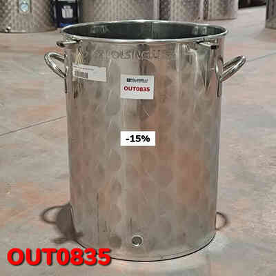 OUTLET - Serbatoio Inox 50 L con maniglie