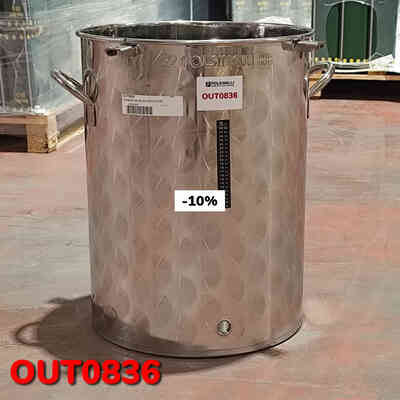 OUTLET - Serbatoio Inox 50 L con maniglie