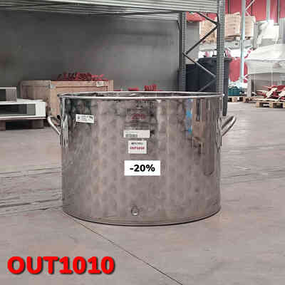 OUTLET - Tinaja de acero Inox 200 L