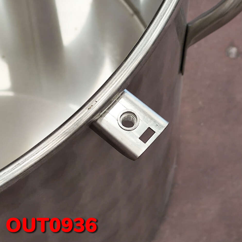 OUTLET - Troll - Fermentador ancho de acero inoxidable para Kombucha de 100 litros con manillas
