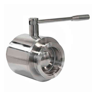 Valvola a sfera in acciaio inox AISI 304 DIN 32 M/F Vino